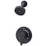 Symmons Solarity Shower Only Trim Package with 1.5 GPM Single Function Shower Head and Matte Black