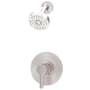 Symmons Solarity Shower Only Trim Package with 1.5 GPM Single Function Shower Head and Satin Nickel