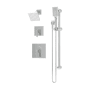 Symmons Duro HydroMersion Pressure Balanced Shower System with Shower Head, Hand Shower, Shower Arm, Hose, and Valve Trim Polished Chrome