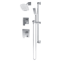 Symmons Verity HydroMersion Pressure Balanced Shower System with Shower Head, Hand Shower, Shower Arm, Hose, and Valve Trim Polished Chrome