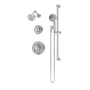 Symmons Braston Shower Only Trim Package with 1.5 GPM Multi Function Shower Head and Hand Shower Polished Chrome