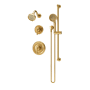 Symmons Braston Shower Only Trim Package with 1.5 GPM Multi Function Shower Head and Hand Shower Brushed Bronze