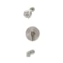 Symmons Dia HydroMersion Tub and Shower Trim Package with 1.5 GPM Multi Function Shower Head and Integrated Diverter Satin Nickel