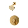 Symmons Elm Shower Only Trim Package with 1.5 GPM Multi Function Shower Head VersaFlex Integral Diverter Brushed Bronze