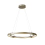 Synchronicity Aria 34-3/16" Wide Integrated LED Ring Chandelier Soft Gold / Soft Gold