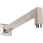 ThermaSol Square 16" Reach Wall Mounted Shower Arm Polished Nickel