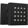 ThermaSol Single Function Square Brass Body Spray Matte Black