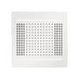 ThermaSol Hydrovive 1.8 GPM Single Function Rain Shower Head White
