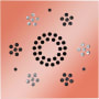 ThermaSol Serenity Square Steam Shower Speaker with LED Lights and Remote Control Copper
