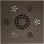 ThermaSol Serenity Square Steam Shower Speaker with LED Lights and Remote Control Oil Rubbed Bronze
