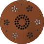 ThermaSol Serenity Round Steam Shower Speaker with LED Lights and Remote Control Antique Copper