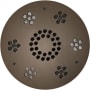 ThermaSol Serenity Round Steam Shower Speaker with LED Lights and Remote Control Antique Nickel