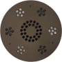 ThermaSol Serenity Round Steam Shower Speaker with LED Lights and Remote Control Oil Rubbed Bronze