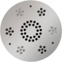 ThermaSol Serenity Round Steam Shower Speaker with LED Lights and Remote Control Polished Chrome