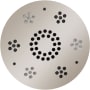 ThermaSol Serenity Round Steam Shower Speaker with LED Lights and Remote Control Polished Nickel