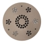 ThermaSol Serenity Round Steam Shower Speaker with LED Lights and Remote Control Satin Nickel