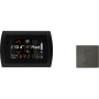 ThermaSol SignaTouch Steam Shower Kit - Includes Control Panel and Square Steam Head Black / Black Nickel