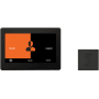 ThermaSol ThermaTouch Steam Shower Kit - Includes 10" Control Panel and Square Steam Head Matte Black