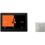 ThermaSol ThermaTouch Steam Shower Kit - Includes 10" Control Panel and Square Steam Head Polished Chrome