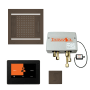 ThermaSol Hydrovive Steam Shower Kit - Includes 7" Control Panel, Digital Shower Valve, Square Light, Sound Shower Head, and Square Steam Head Oil Rubbed Bronze