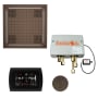ThermaSol Hydrovive Steam Shower Kit - Includes 5" Flush Mount Control Panel, Digital Shower Valve, Round Steam Head, 18" Square Light and Sound Shower Head Oil Rubbed Bronze