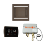 ThermaSol Hydrovive Thermostatic Shower System - Includes 5" Recessed Control Panel, Digital Shower Valve, 14" Square Light, and Sound Shower Head Oil Rubbed Bronze