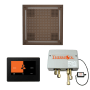 ThermaSol ThermaTouch Steam Shower Kit - Includes 7" Touchscreen Control Panel, Square Light and Sound Shower Head and Digital Shower Valve Oil Rubbed Bronze
