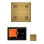ThermaSol ThermaTouch Steam Shower Kit - Includes 10" Touchscreen Control Panel, Square Light and Sound Shower Head and Square Steam Head Antique Brass