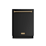 Thor Kitchen Gordon Ramsay 24 Inch Wide 15 Place Setting Built-In Top Control Dishwasher with Open Dry and Wine Glass Bracket Black / Bronze
