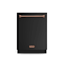 Thor Kitchen Gordon Ramsay 24 Inch Wide 15 Place Setting Built-In Top Control Dishwasher with Open Dry and Wine Glass Bracket Black / Rose Gold
