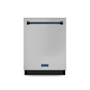 Thor Kitchen Gordon Ramsay 24 Inch Wide 15 Place Setting Built-In Top Control Dishwasher with Open Dry and Wine Glass Bracket Stainless Steel / Navy Blue