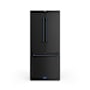 Thor Kitchen Gordon Ramsay 30 Inch Wide 17.5 Cu. Ft. Energy Star Certified French Door Refrigerator with Electronic Touch Controls Matte Black / Navy Blue Accents
