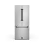 Thor Kitchen Gordon Ramsay 30 Inch Wide 17.5 Cu. Ft. Energy Star Certified French Door Refrigerator with Electronic Touch Controls Stainless Steel / Matte Black Accents