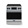 Thor Kitchen Gordon Ramsay 4.5 Cu. Ft. Free Standing Electric Range with High Performance Burners Stainless Steel / Navy Blue