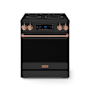 Thor Kitchen Gordon Ramsay 4.5 Cu. Ft. Free Standing Electric Range with High Performance Burners Matte Black / Rose Gold