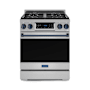 Thor Kitchen Gordon Ramsay 4.5 Cu. Ft. Free Standing Gas Range with High Performance Dual Burners Stainless Steel / Navy Blue