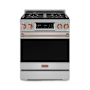 Thor Kitchen Gordon Ramsay 4.5 Cu. Ft. Free Standing Gas Range with High Performance Dual Burners Stainless Steel / Rose Gold