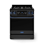 Thor Kitchen Gordon Ramsay 4.5 Cu. Ft. Free Standing Gas Range with High Performance Dual Burners Matte Black / Navy Blue