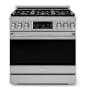 Thor Kitchen Gordon Ramsay 6 Cu. Ft. Free Standing Gas Range with Continuous Cooking Grates Stainless Steel