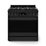 Thor Kitchen Gordon Ramsay 6 Cu. Ft. Free Standing Gas Range with Continuous Cooking Grates Matte Black