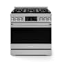 Thor Kitchen Gordon Ramsay 6 Cu. Ft. Free Standing Gas Range with Tilt Panel Touch Control Stainless Steel