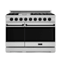 Thor Kitchen Gordon Ramsay 6.8 Cu. Ft. Free Standing Gas Range with Hidden Bake Element Stainless Steel / Black