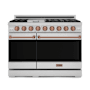 Thor Kitchen Gordon Ramsay 6.8 Cu. Ft. Free Standing Gas Range with Hidden Bake Element Stainless Steel / Rose Gold