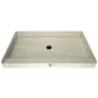Tile Redi Redi Base 60" x 34" Rectangular Shower Base with Single Threshold and Center Drain Matte Black