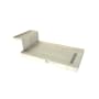 Tile Redi Base'N Bench 34" x 60" Rectangular Shower Base with Single Threshold and Right Drain Polished Chrome