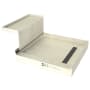 Tile Redi Base'N Bench 60" x 48" Rectangular Shower Base with Single Threshold and Right Drain Grate Brushed Nickel