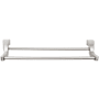 Top Knobs Aqua Bath 24 Inch Double Towel Bar Brushed Satin Nickel