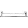 Top Knobs Aqua Bath 24 Inch Double Towel Bar Polished Nickel