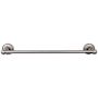 Top Knobs Edwardian Bath 30 Inch Single Towel Bar Plain Backplate Antique Pewter