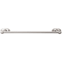 Top Knobs Edwardian Bath 30 Inch Single Towel Bar Oval Backplate Brushed Satin Nickel